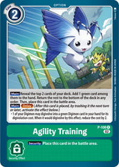 Agility Training [P-106] (Blast Ace Box Topper) [Promotional Cards] | The Gaming Verse