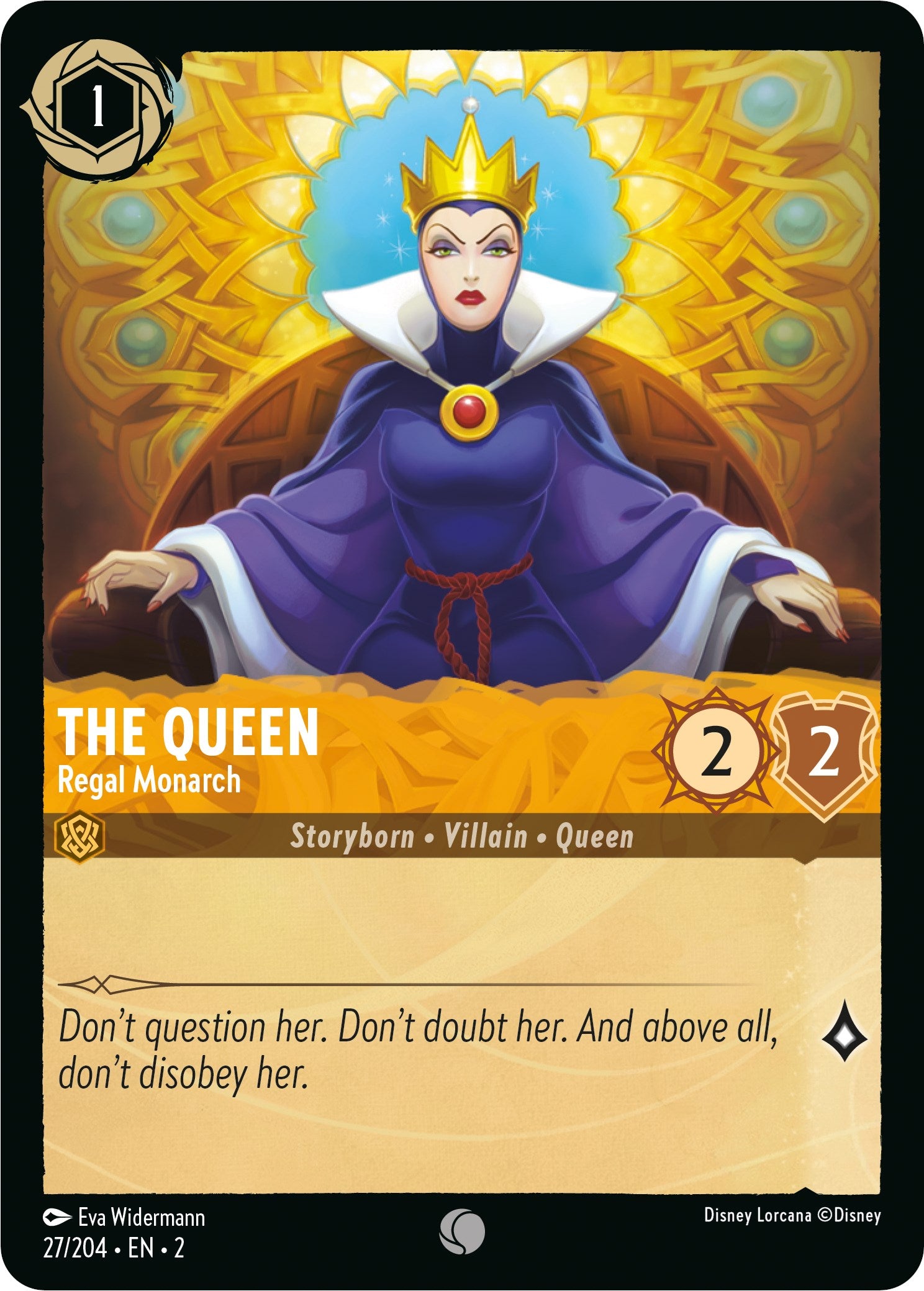 The Queen - Regal Monarch (27/204) [Rise of the Floodborn] | The Gaming Verse