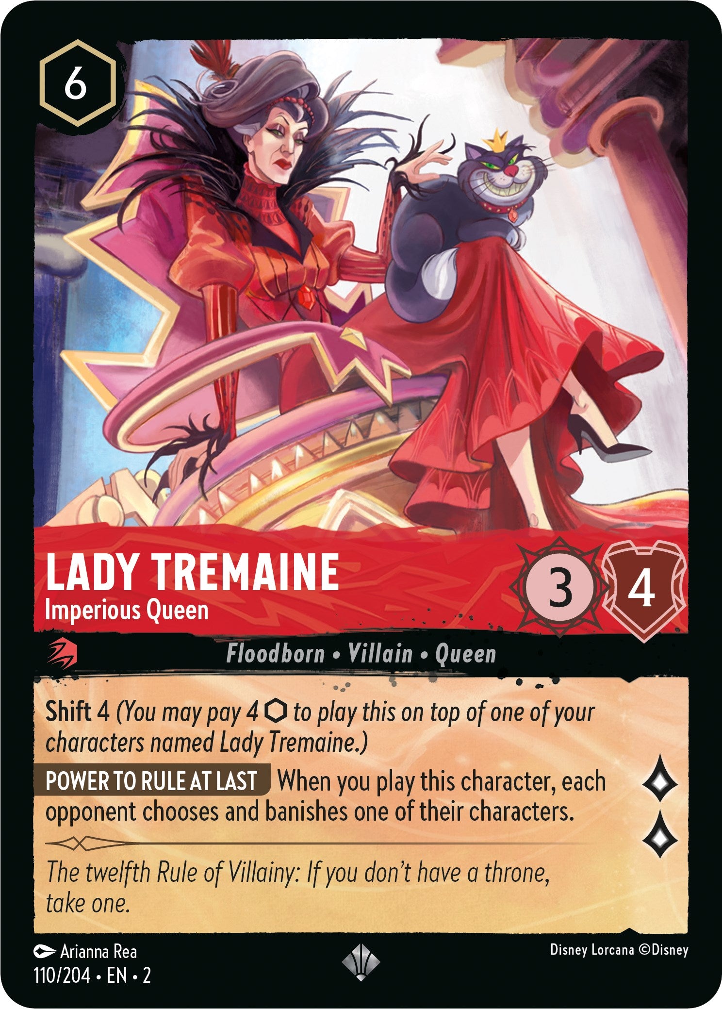 Lady Tremaine - Imperious Queen (110/204) [Rise of the Floodborn] | The Gaming Verse