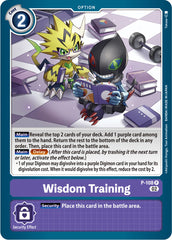 Wisdom Training [P-108] (Blast Ace Box Topper) [Promotional Cards] | The Gaming Verse