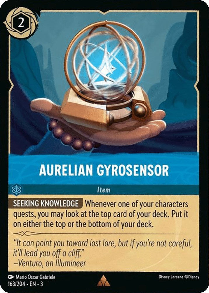 Aurelian Gyrosensor (163/204) [Into the Inklands] | The Gaming Verse