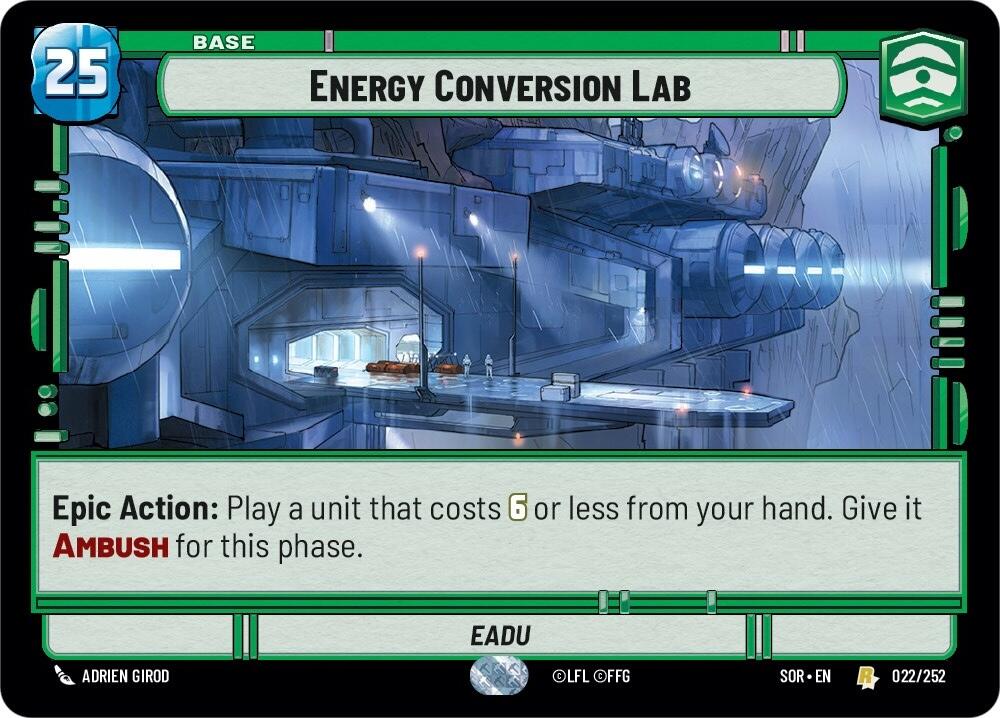 Energy Conversion Lab (022/252) [Spark of Rebellion] | The Gaming Verse