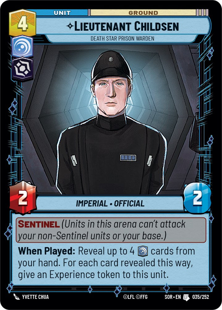 Lieutenant Childsen - Death Star Prison Warden (035/252) [Spark of Rebellion] | The Gaming Verse