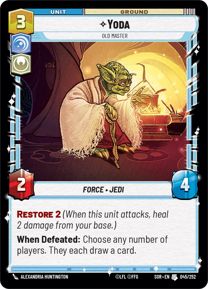 Yoda - Old Master (045/252) [Spark of Rebellion] | The Gaming Verse