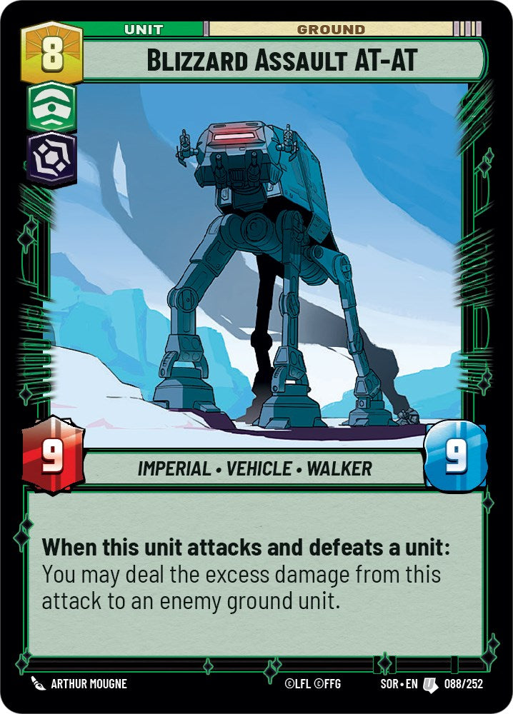 Blizzard Assault AT-AT (088/252) [Spark of Rebellion] | The Gaming Verse