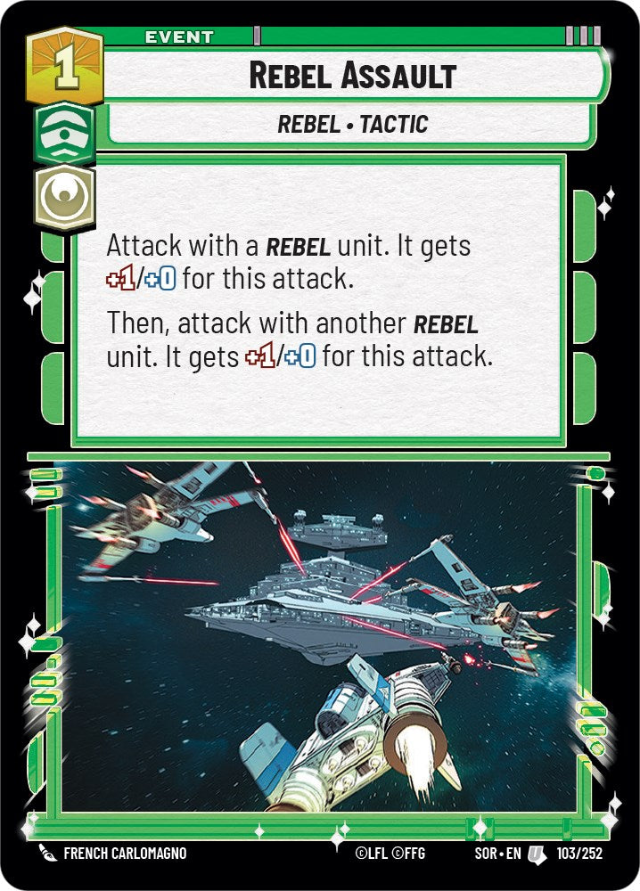 Rebel Assault (103/252) [Spark of Rebellion] | The Gaming Verse