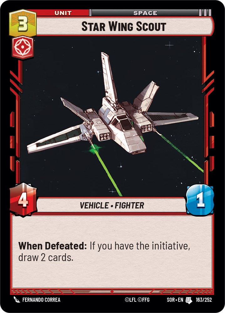 Star Wing Scout (163/252) [Spark of Rebellion] | The Gaming Verse