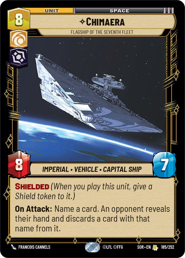 Chimaera - Flagship of the Seventh Fleet (185/252) [Spark of Rebellion] | The Gaming Verse