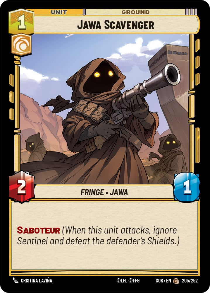 Jawa Scavenger (205/252) [Spark of Rebellion] | The Gaming Verse