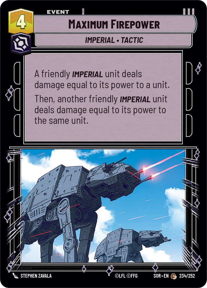 Maximum Firepower (234/252) [Spark of Rebellion] | The Gaming Verse