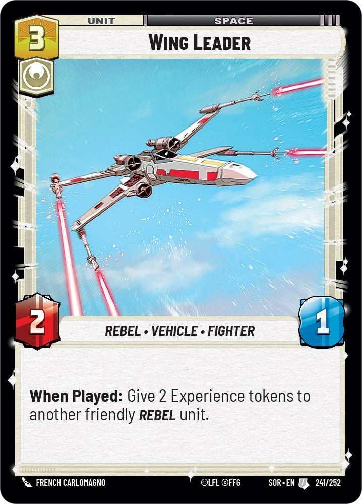 Wing Leader (241/252) [Spark of Rebellion] | The Gaming Verse