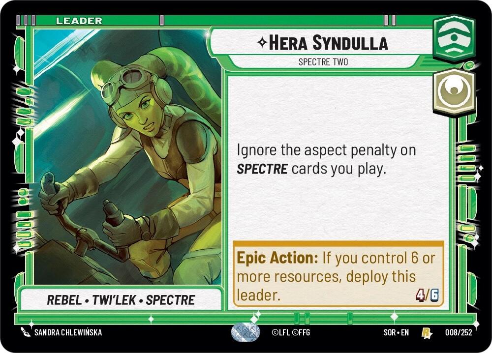 Hera Syndulla - Spectre Two (008/252) [Spark of Rebellion] | The Gaming Verse