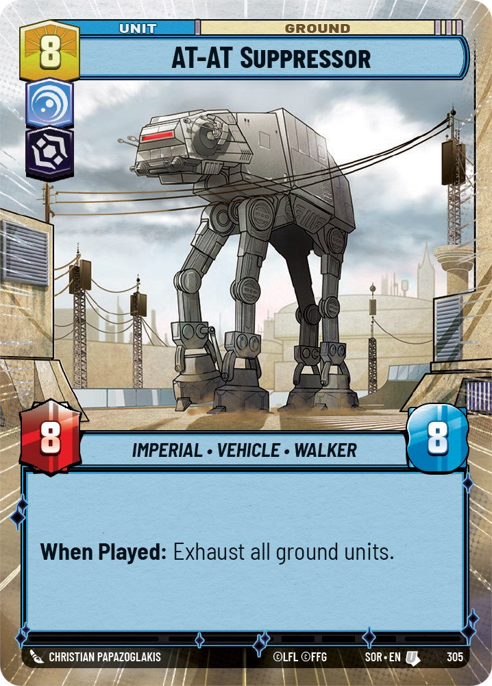 AT-AT Suppressor (Hyperspace) (305) [Spark of Rebellion] | The Gaming Verse