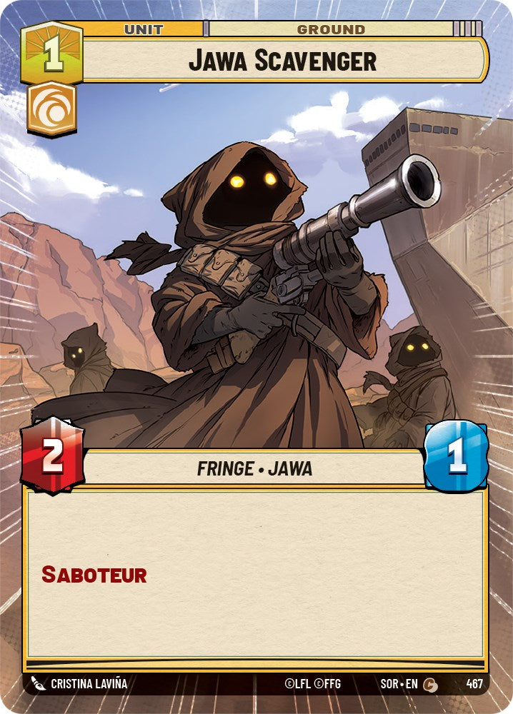 Jawa Scavenger (Hyperspace) (467) [Spark of Rebellion] | The Gaming Verse