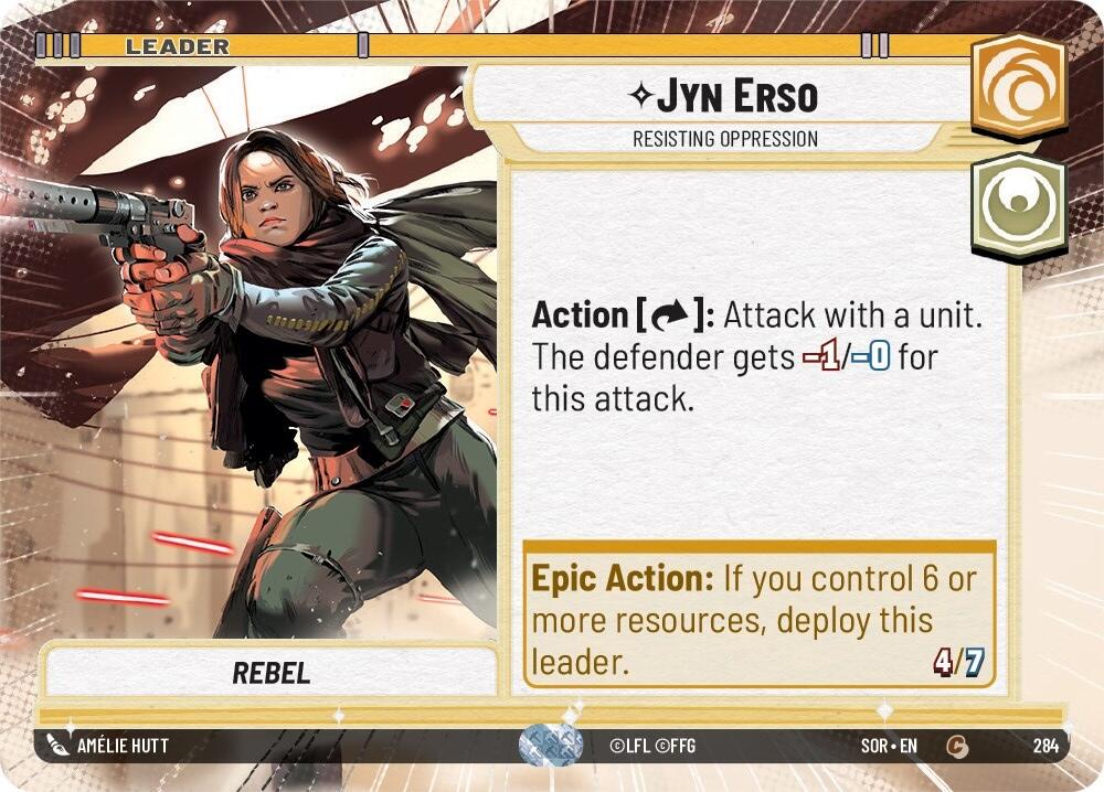 Jyn Erso - Resisting Oppression (Hyperspace) (284) [Spark of Rebellion] | The Gaming Verse