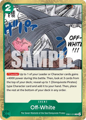 Off-White [Extra Booster: Memorial Collection] | The Gaming Verse