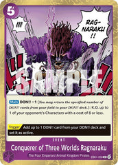 Conquerer of Three Worlds Ragnaraku [Extra Booster: Memorial Collection] | The Gaming Verse