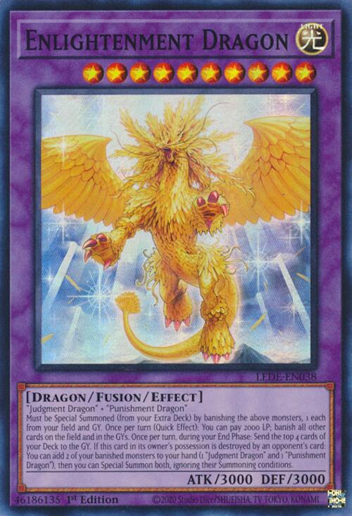 Enlightenment Dragon [LEDE-EN038] Super Rare | The Gaming Verse