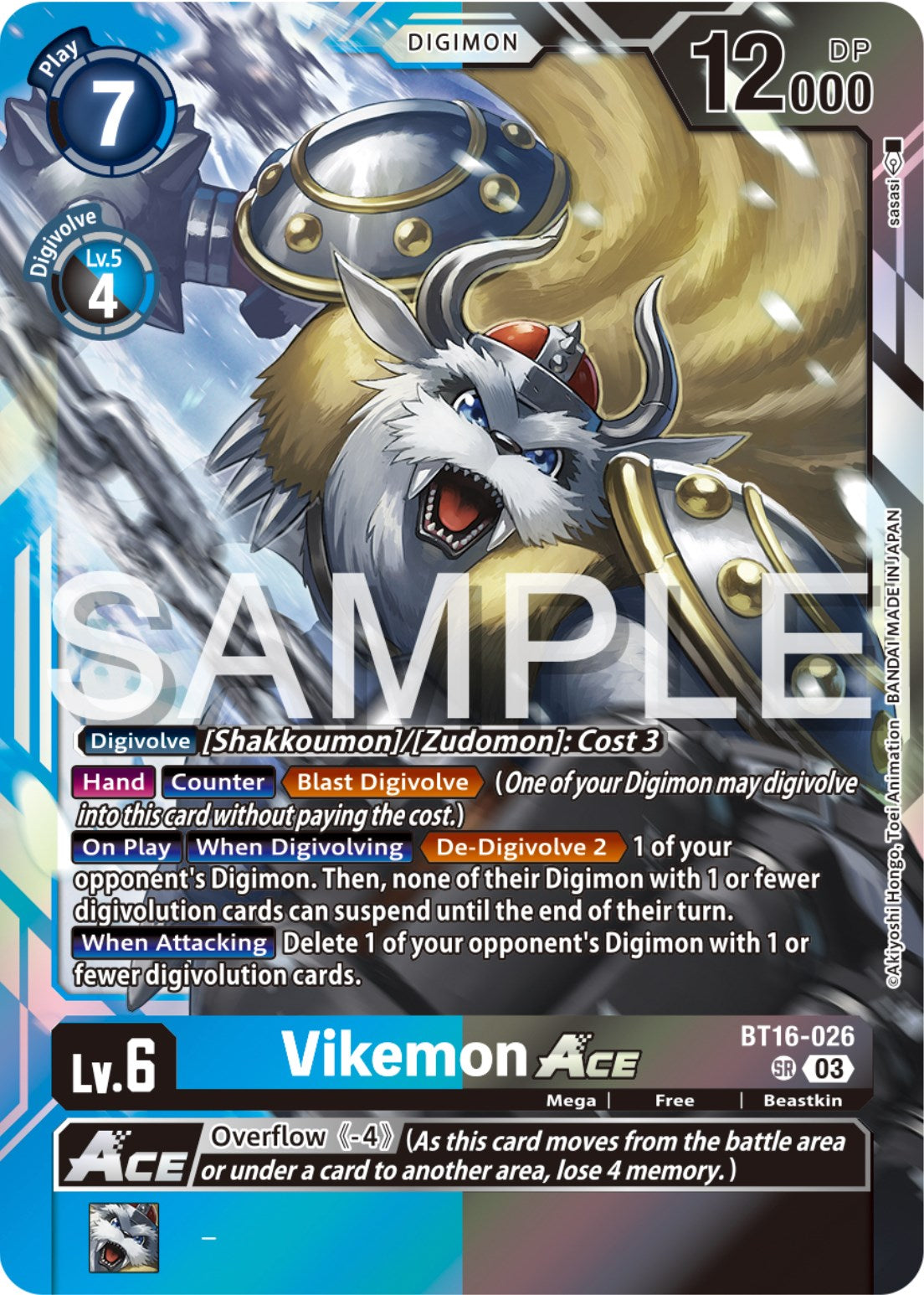 Vikemon Ace [BT16-026] [Beginning Observer] | The Gaming Verse