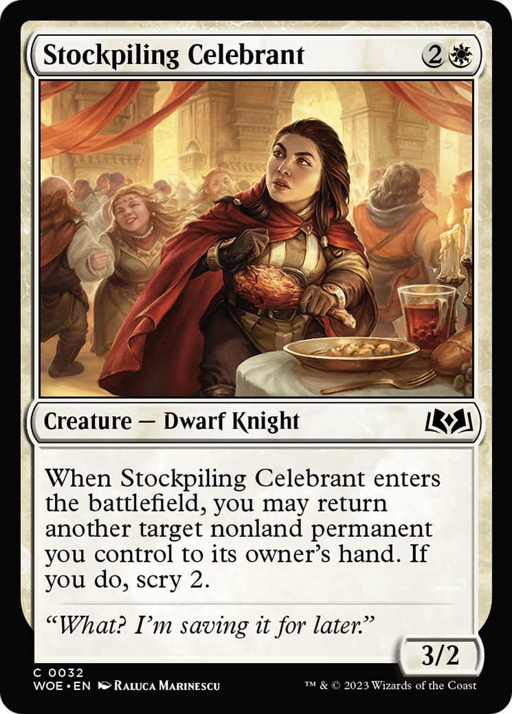 Stockpiling Celebrant [Wilds of Eldraine] | The Gaming Verse