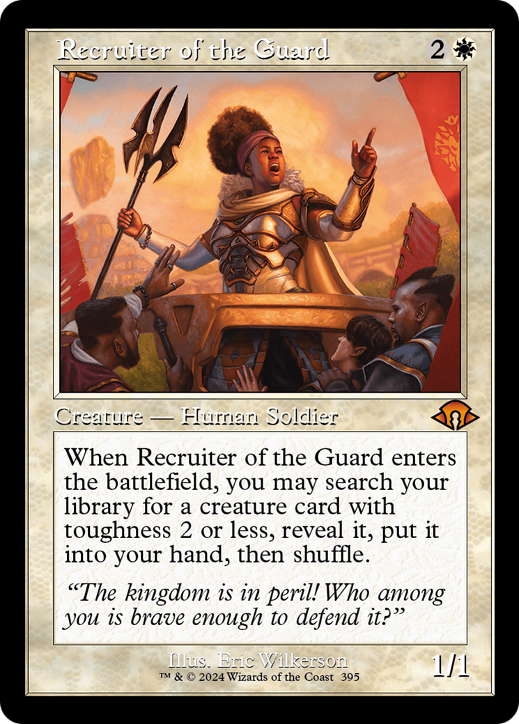 Recruiter of the Guard (Retro) [Modern Horizons 3] | The Gaming Verse