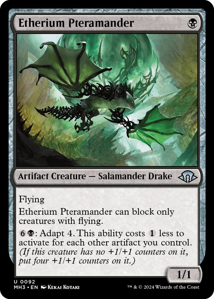 Etherium Pteramander [Modern Horizons 3] | The Gaming Verse