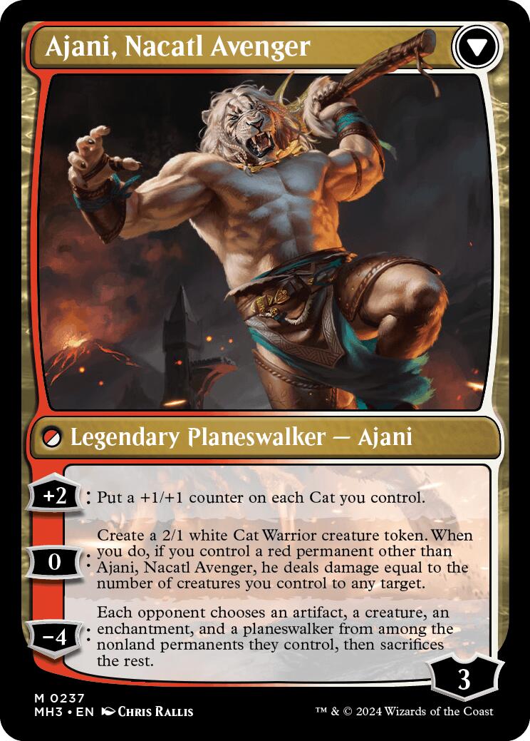 Ajani, Nacatl Pariah [Modern Horizons 3 Prerelease Promos] | The Gaming Verse