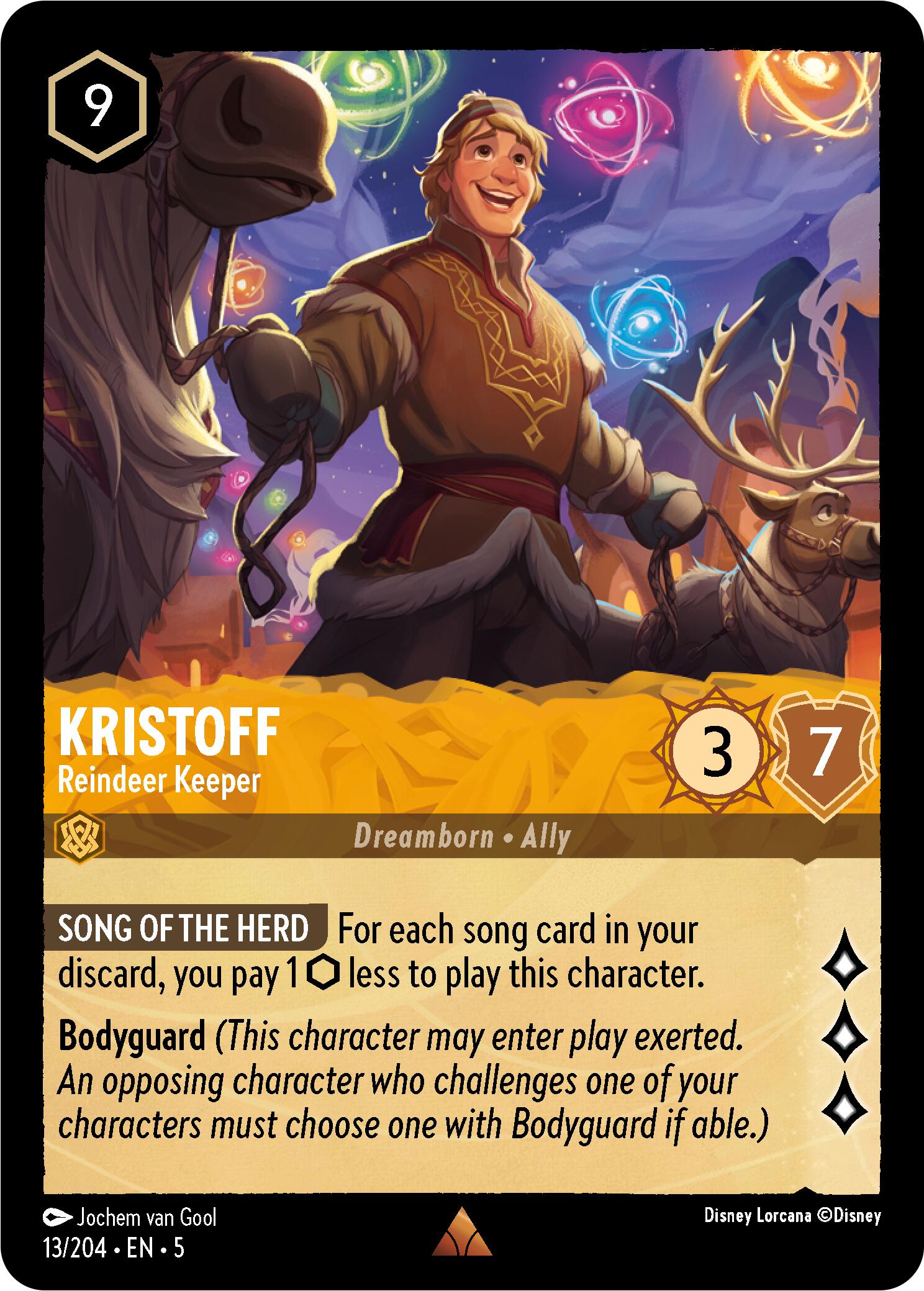 Kristoff - Reindeer Keeper (13/204) [Shimmering Skies] | The Gaming Verse