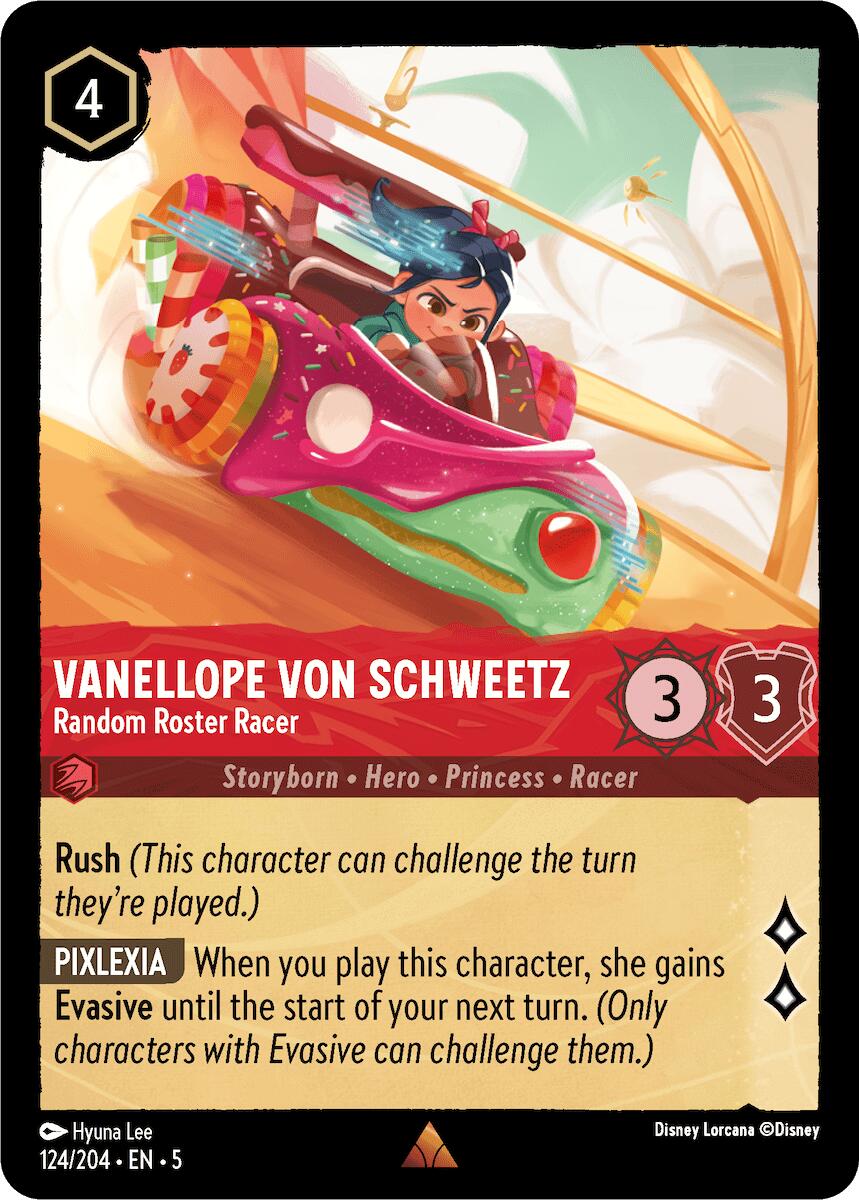 Vanellope von Schweetz - Random Roster Racer (124/204) [Shimmering Skies] | The Gaming Verse