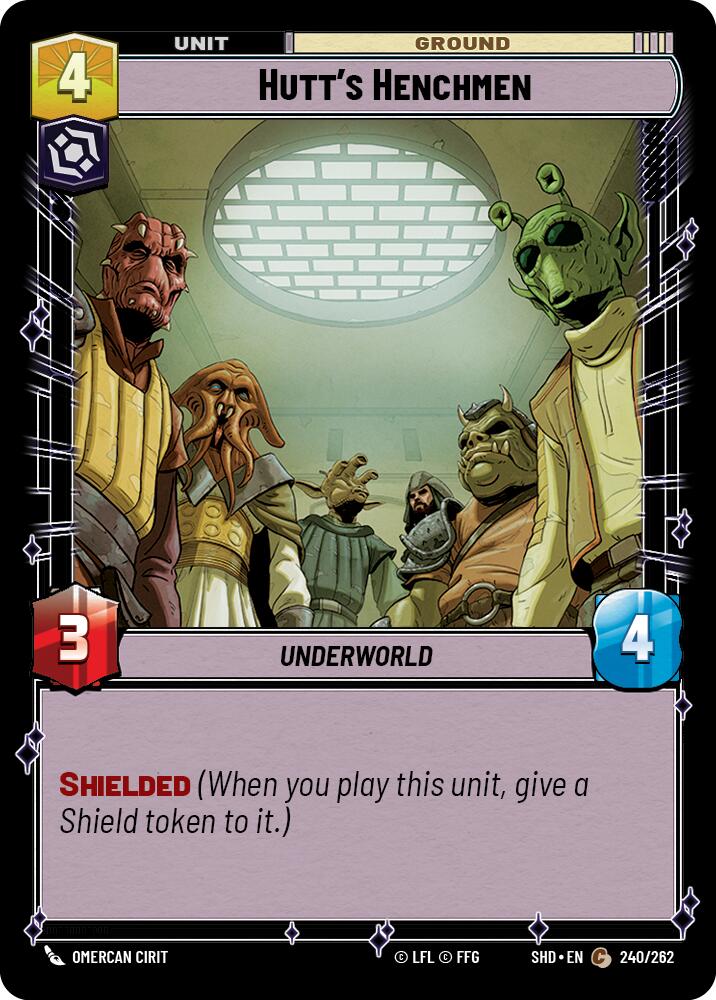 Hutt's Henchmen (240/262) [Shadows of the Galaxy] | The Gaming Verse