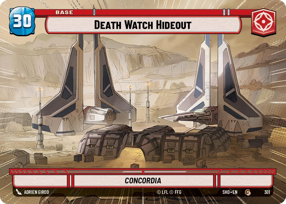 Death Watch Hideout // Shield (Hyperspace) (301 // T04) [Shadows of the Galaxy] | The Gaming Verse