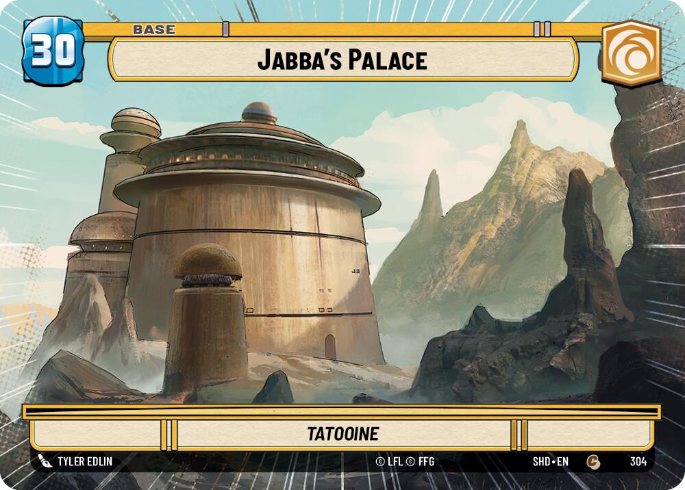 Jabba's Palace // Shield (Hyperspace) (304 // T04) [Shadows of the Galaxy] | The Gaming Verse