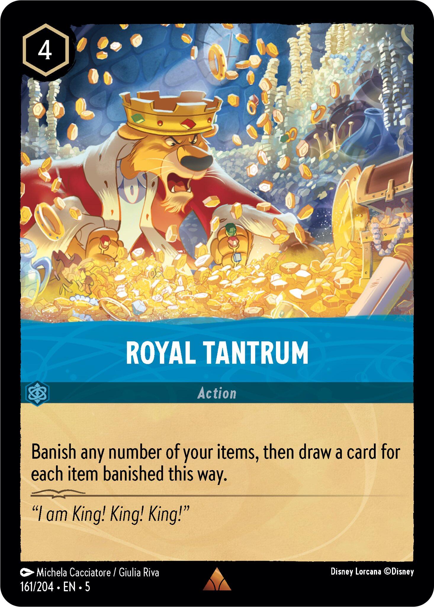 Royal Tantrum (161/204) [Shimmering Skies] | The Gaming Verse