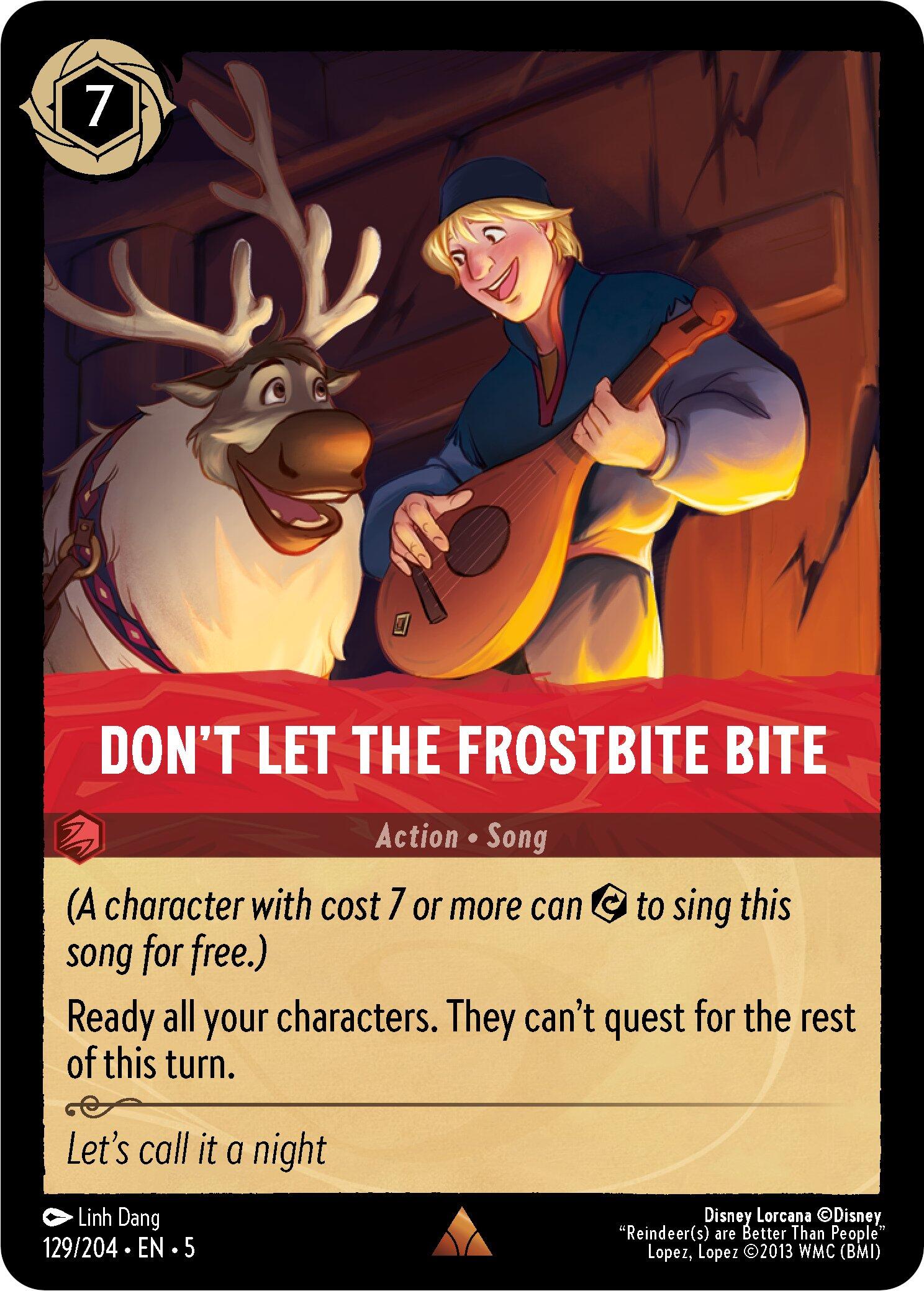 Don't Let the Frostbite Bite (129/204) [Shimmering Skies] | The Gaming Verse