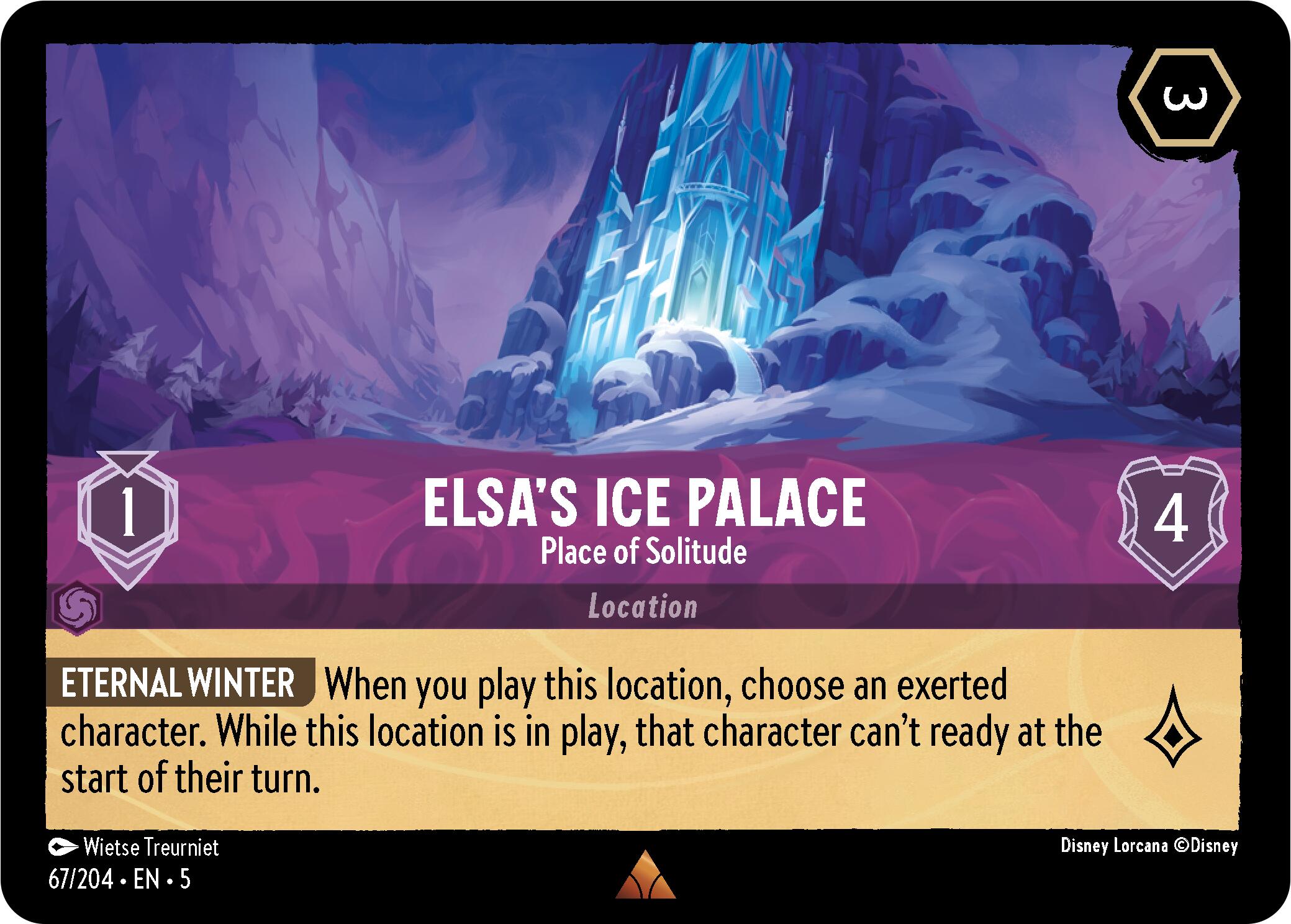 Elsa's Ice Palace - Place of Solitude (67/204) [Shimmering Skies] | The Gaming Verse