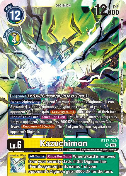 Kazuchimon [BT17-040] [Secret Crisis] | The Gaming Verse