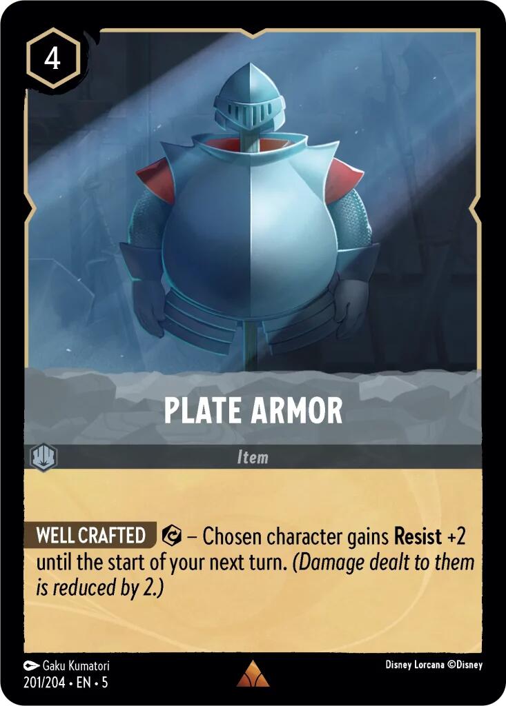 Plate Armor (201/204) [Shimmering Skies] | The Gaming Verse