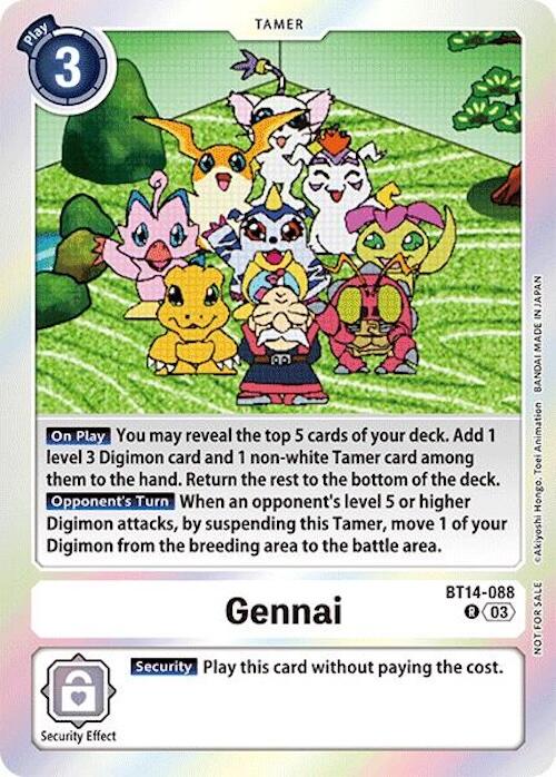 Gennai [BT14-088] (Secret Crisis: Movie Memorial Pack) [Secret Crisis] | The Gaming Verse