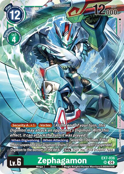 Zephagamon [EX7-036] [Digimon LIBERATOR] | The Gaming Verse