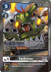 Tankmon [EX7-043] (Foil) [Digimon LIBERATOR] | The Gaming Verse