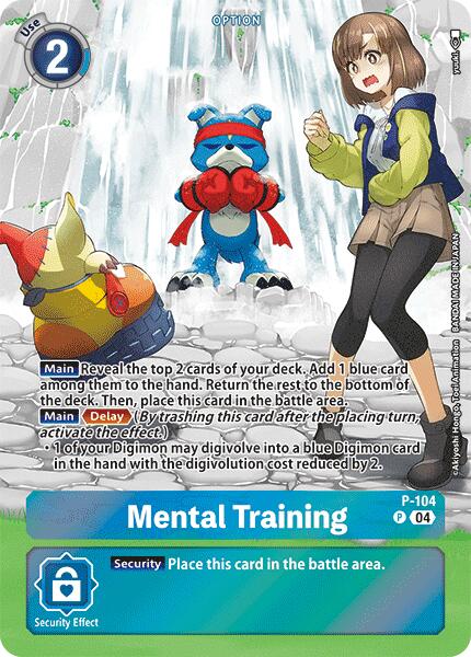 Mental Training [P-104] (Starter Deck 19 Exclusive) [Starter Deck: Fable Waltz Promos] | The Gaming Verse