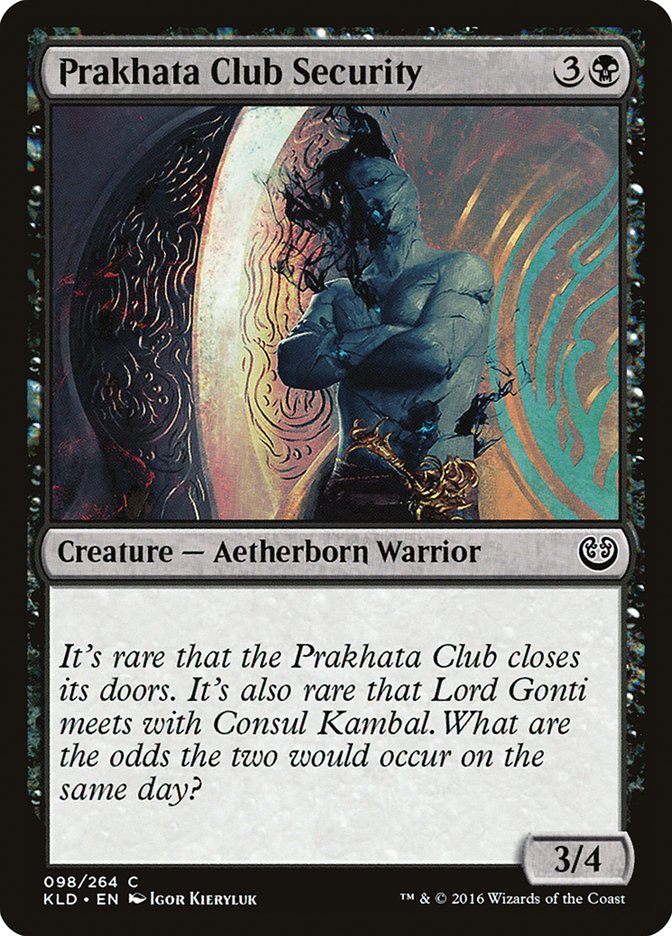 Prakhata Club Security [Kaladesh] | The Gaming Verse