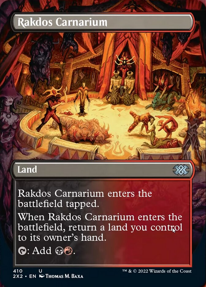 Rakdos Carnarium (Borderless Alternate Art) [Double Masters 2022] | The Gaming Verse