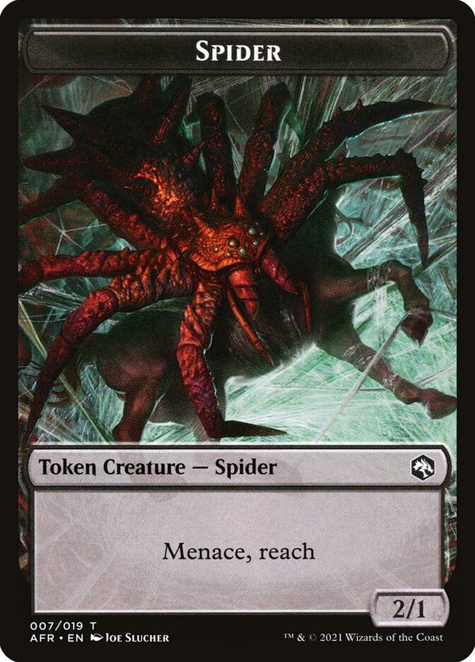 Spider Token [Dungeons & Dragons: Adventures in the Forgotten Realms Tokens] | The Gaming Verse