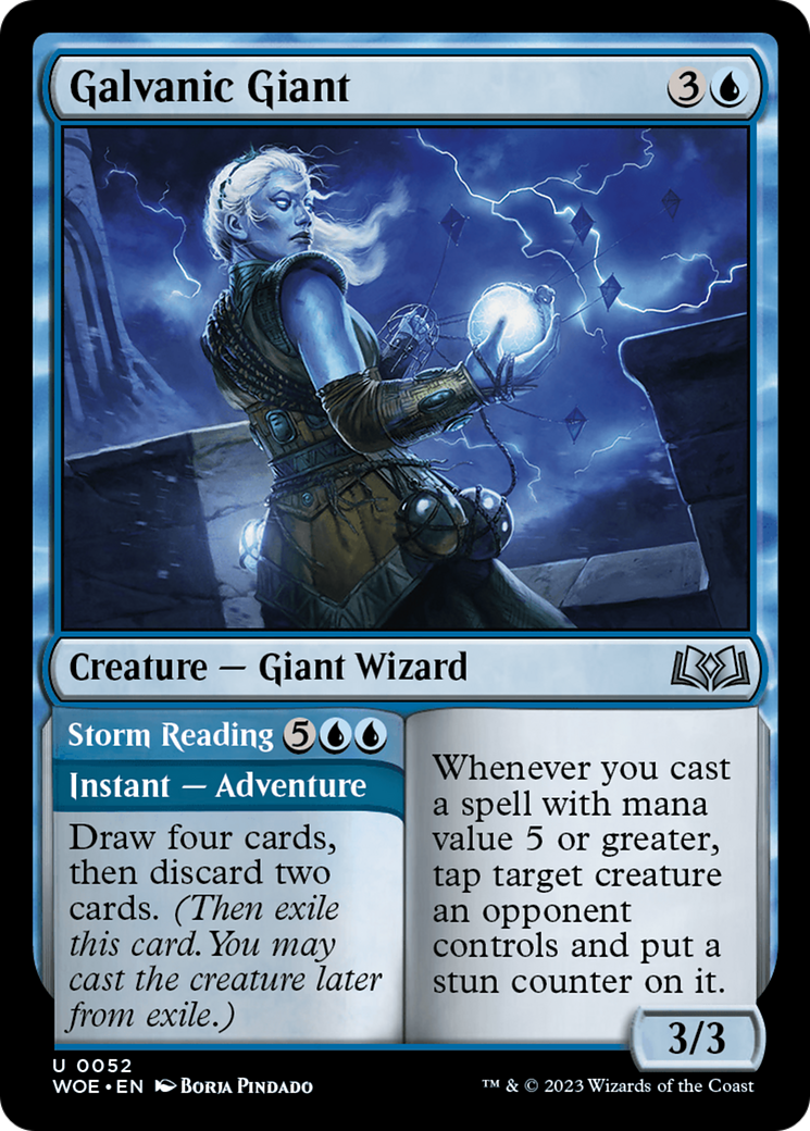 Galvanic Giant // Storm Reading [Wilds of Eldraine] | The Gaming Verse