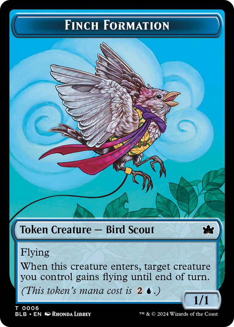 Finch Formation Token [Bloomburrow Tokens] | The Gaming Verse