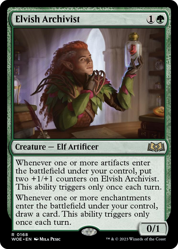 Elvish Archivist [Wilds of Eldraine] | The Gaming Verse