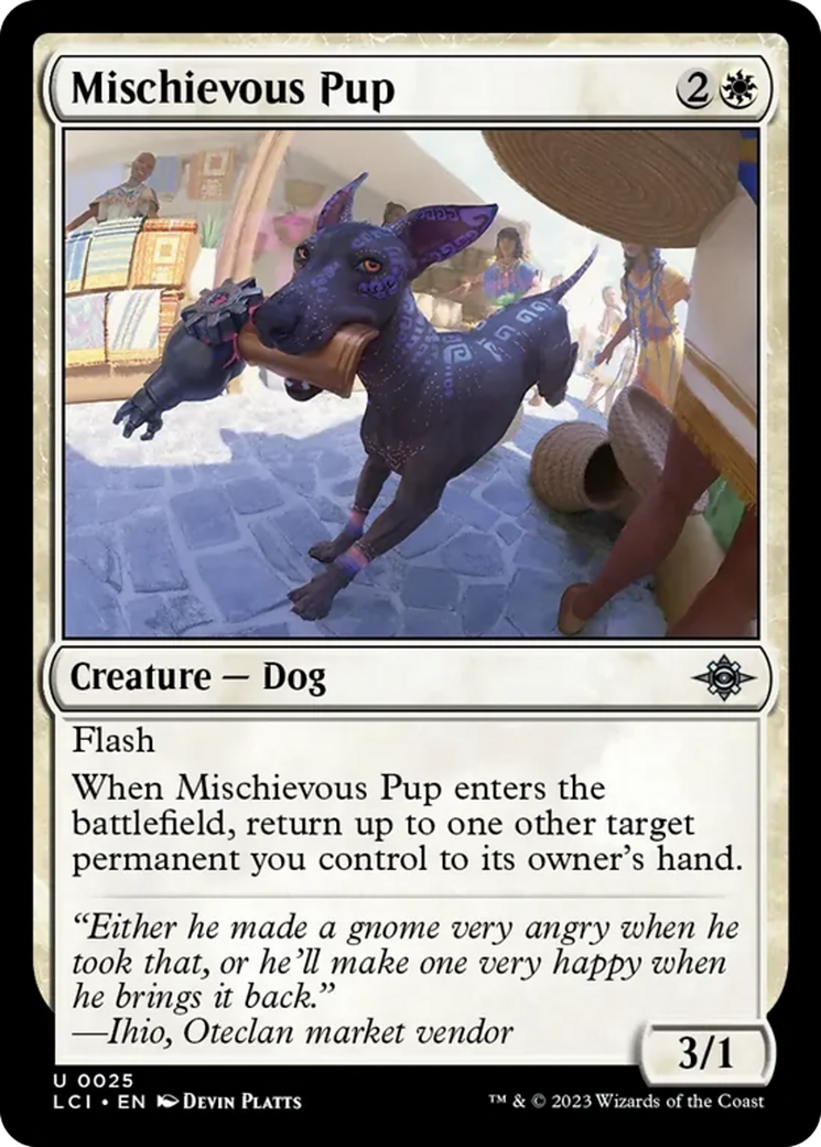 Mischievous Pup [The Lost Caverns of Ixalan] | The Gaming Verse