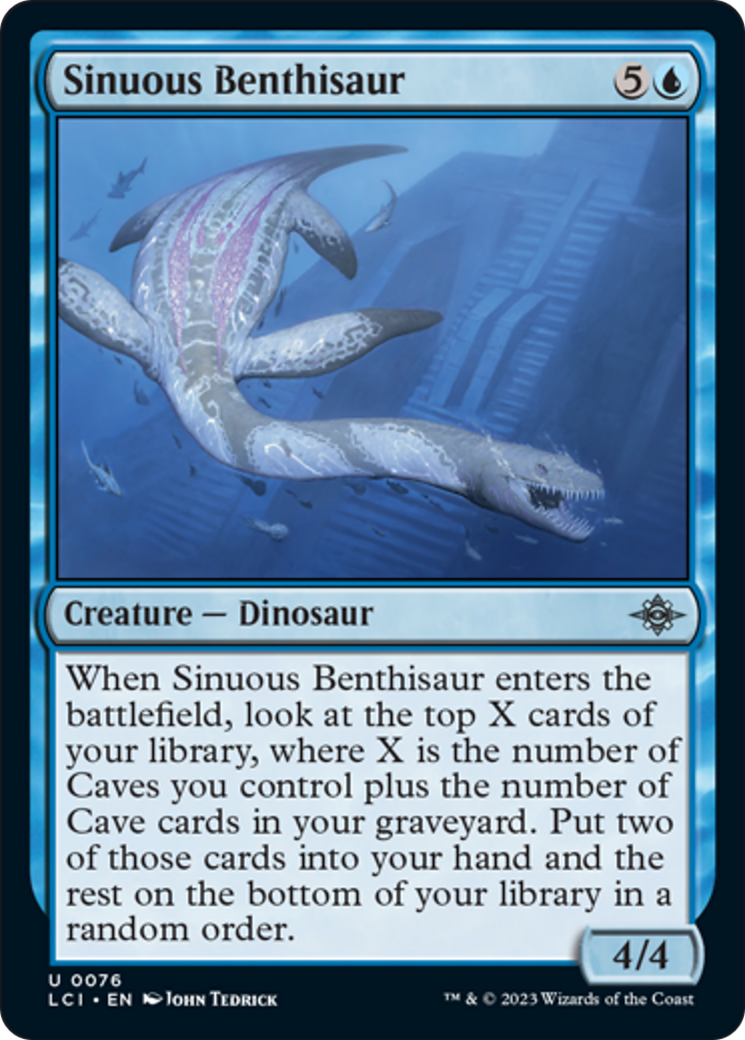 Sinuous Benthisaur [The Lost Caverns of Ixalan] | The Gaming Verse