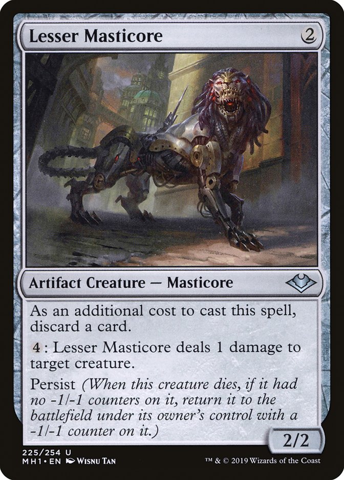 Lesser Masticore [Modern Horizons] | The Gaming Verse